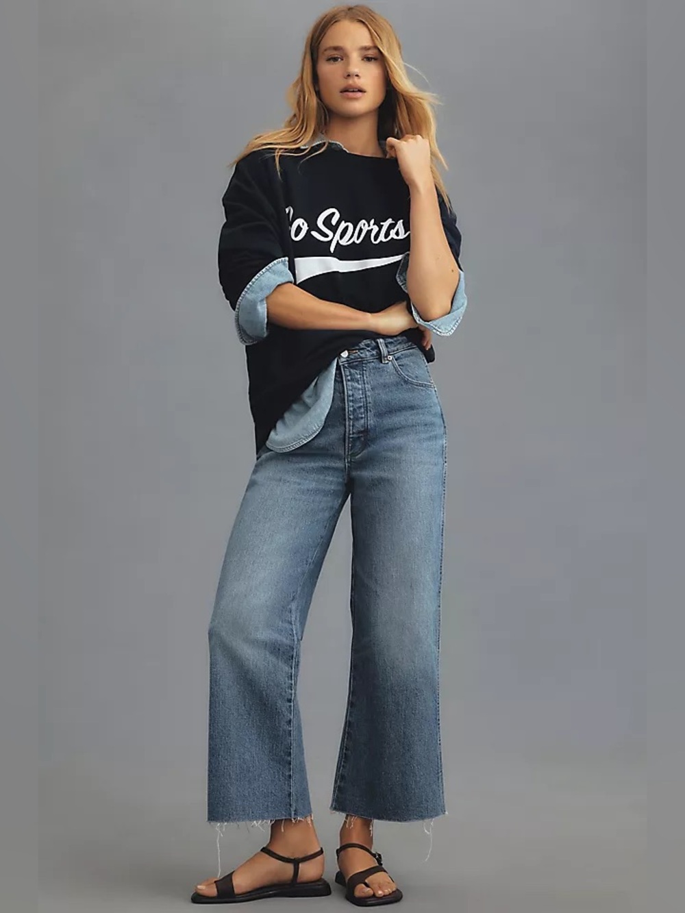 Rolla's Classic High-Rise Crop Flare Jeans Size 25